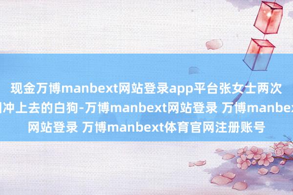 现金万博manbext网站登录app平台张女士两次用手提袋挡了挡试图冲上去的白狗-万博manbext网站登录 万博manbext体育官网注册账号